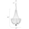 Maxim Lighting Chantilly 12-Light 27" Wide Polished Nickel Chandelier 21466NKPN - alternate 3